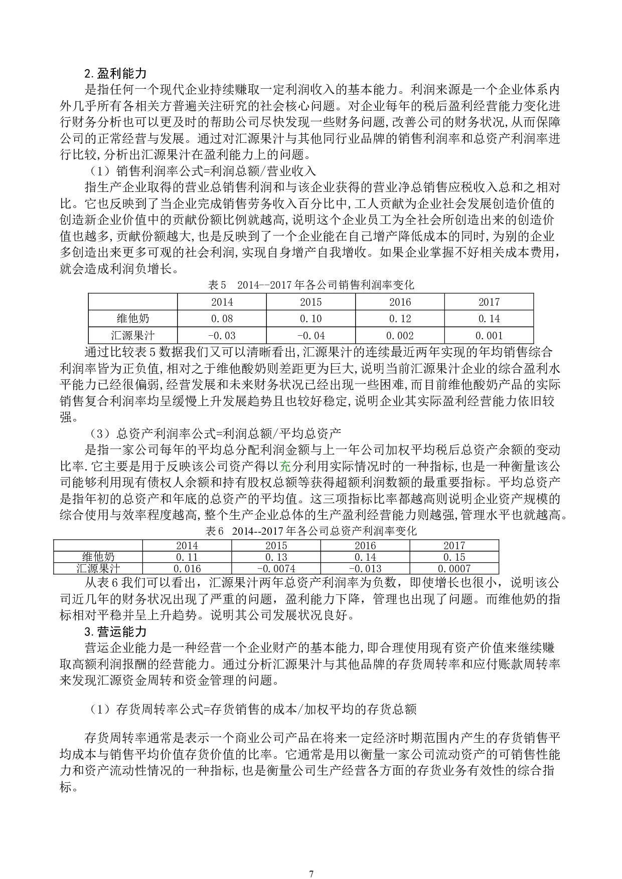 汇源企业财务风险与防范分析-12537字.doc 第10页