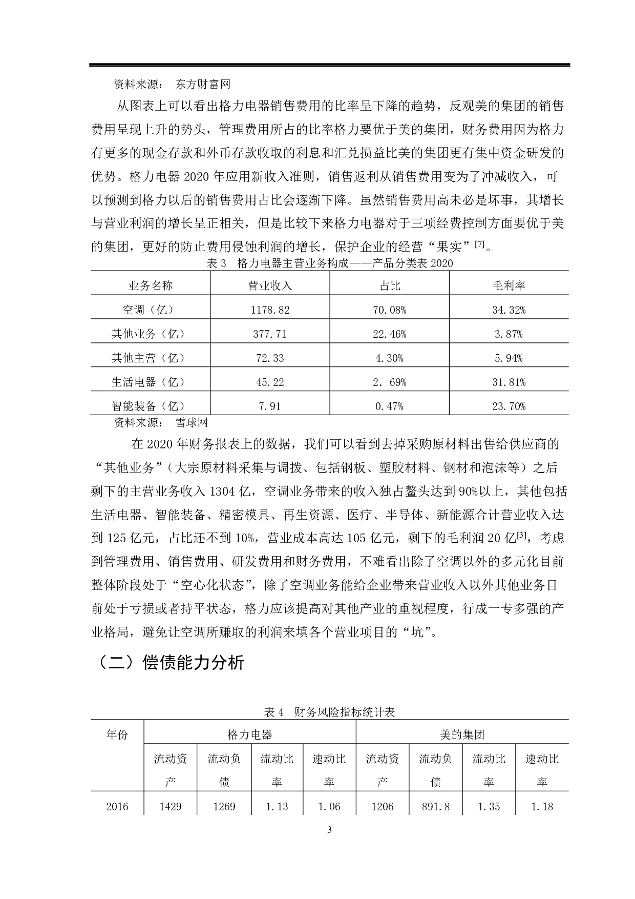 格力电器财务报表分析-10798字.pdf 第6页