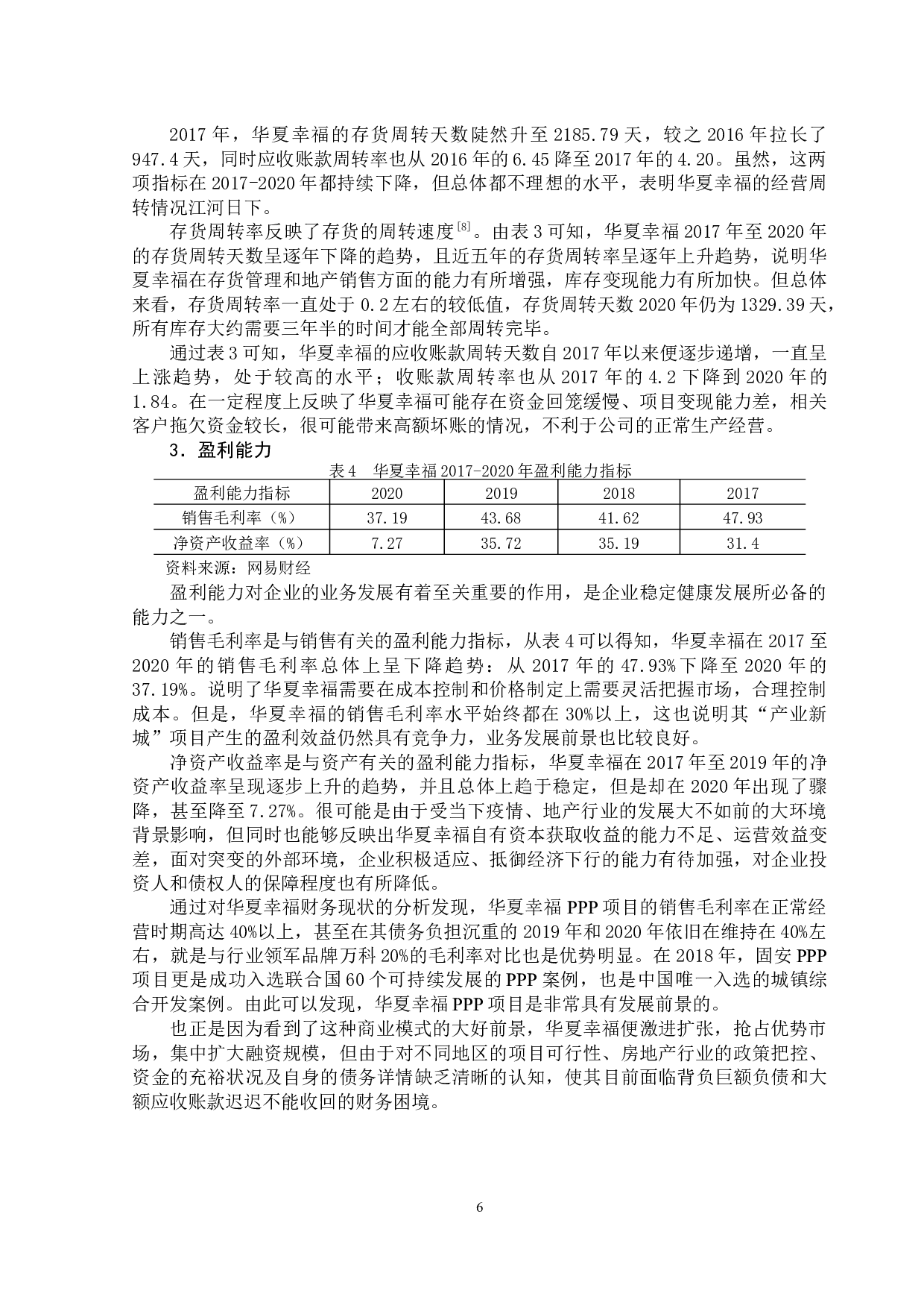 房地产企业财务风险的预警与分析&mdash;&mdash;以华夏幸福为例-14004字.docx 第10页