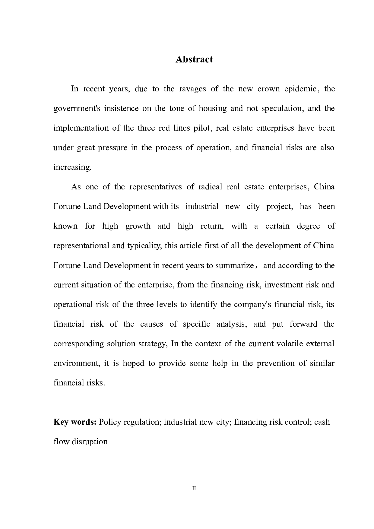 房地产企业财务风险的预警与分析&mdash;&mdash;以华夏幸福为例-14004字.docx 第4页