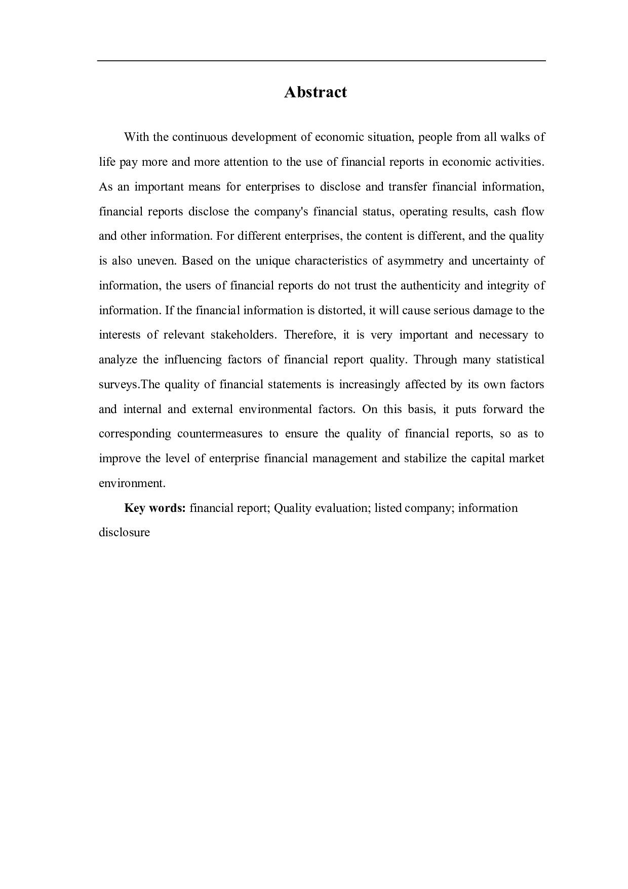 影响财务报告质量的因素分析-6355字.pdf 第2页