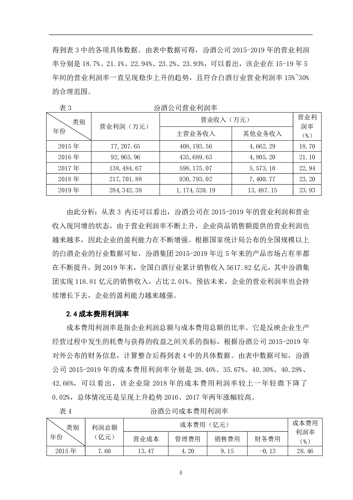 山西杏花村汾酒厂股份有限公司盈利能力分析-7109字.pdf 第6页